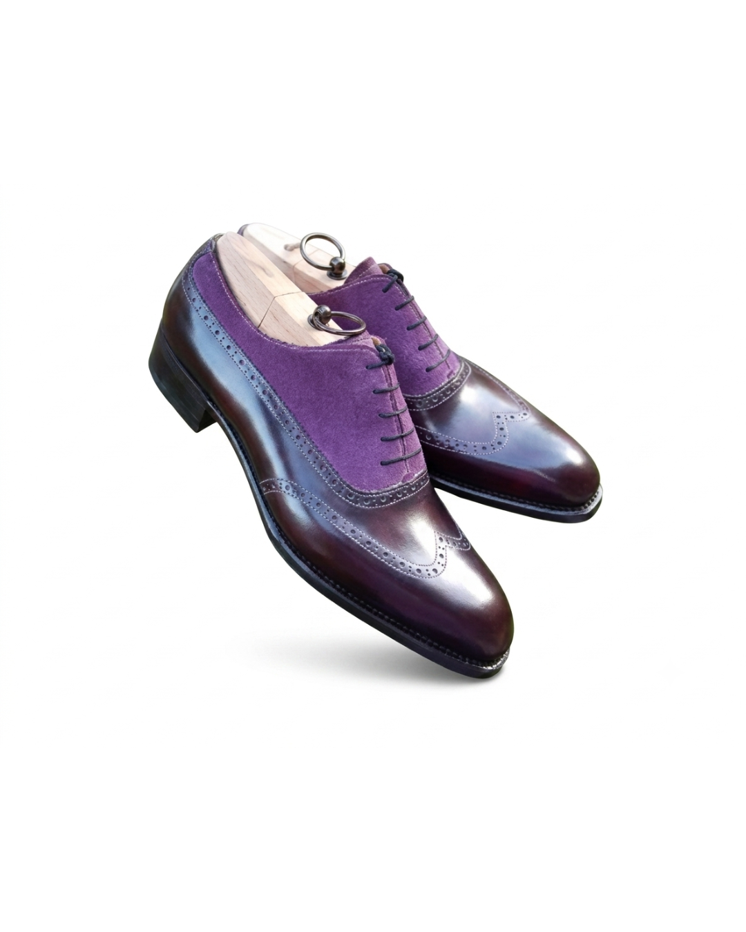 Handmade men's Le Violet Svelte leather loafers
