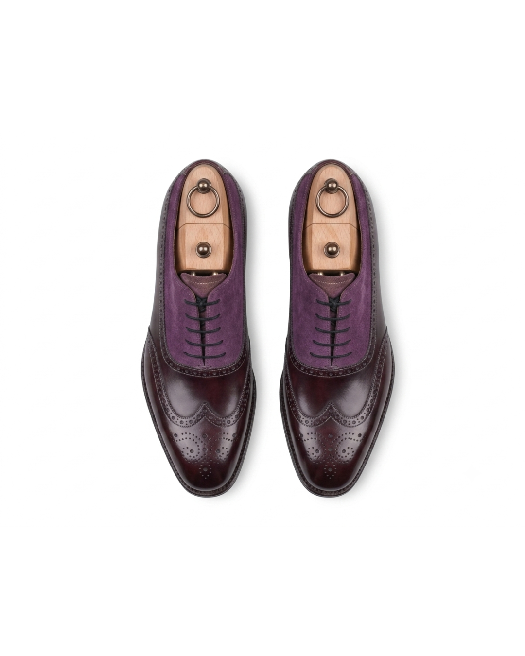 Handmade men's Le Violet Svelte leather loafers