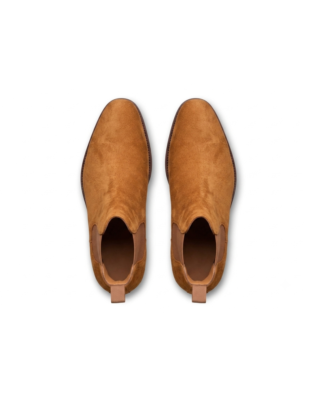 Handmade men's Amber Chelsea leather boots