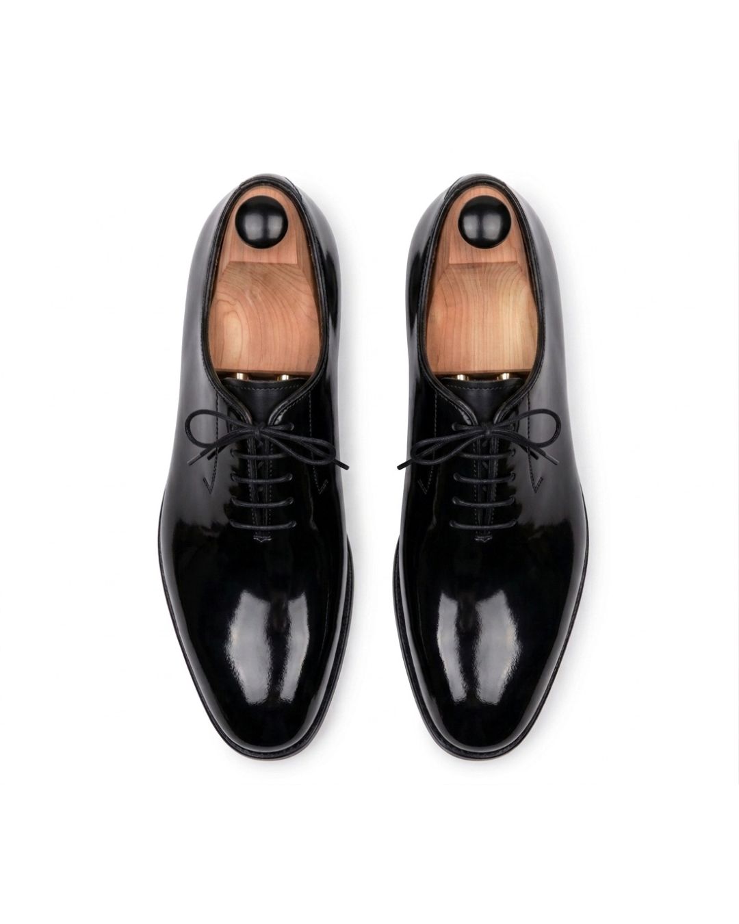 Handmade Men's Obsidian Sovereign Wholecut Oxford Shoes