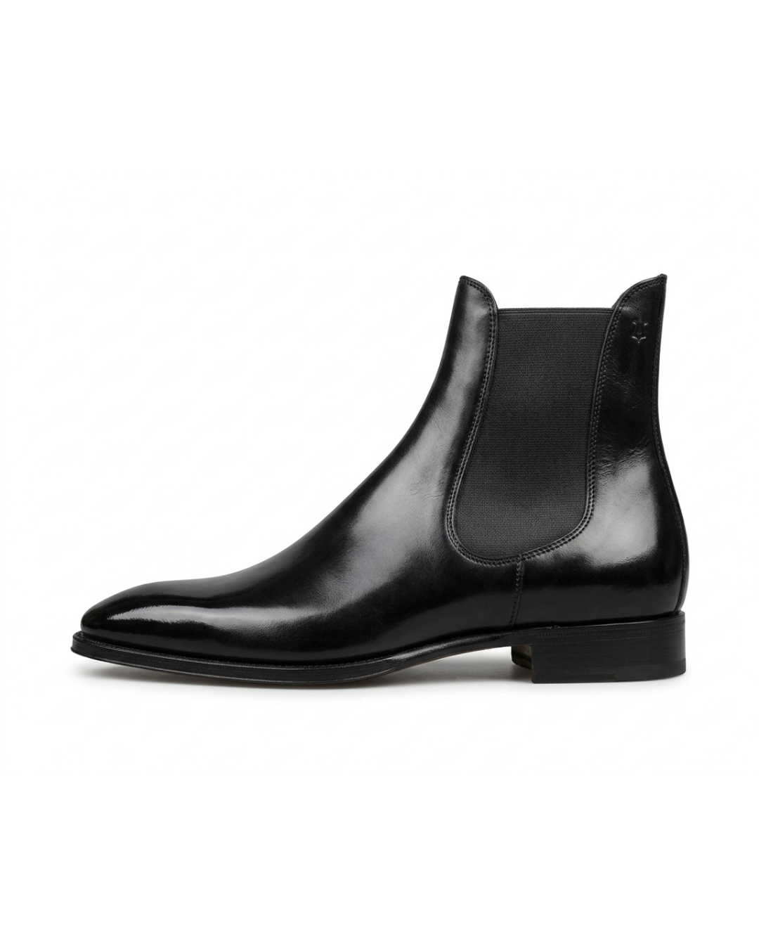 Handmade men's Stealth Silhouette leather Oxford shoes