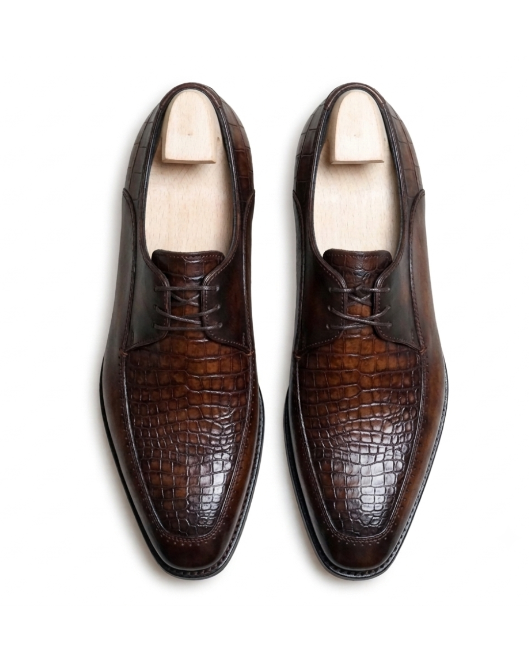 Handmade Men's Tuscan Monarch Leather Oxford Shoes